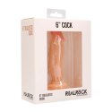 RealRock Model 15 cm - anatomiczny model z przyssawką, kolor naturalny