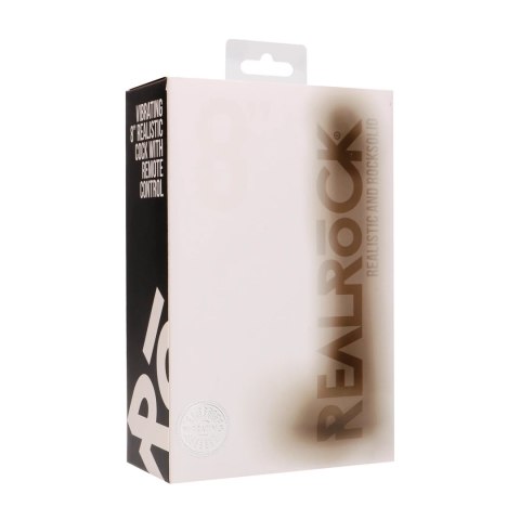 RealRock Model 20 cm - Wibrująca maszyna intymna z pilotem, skora