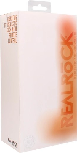 RealRock Model Wibrujący z Pilotem 28 cm Skora Realistyczna Powierzchnia