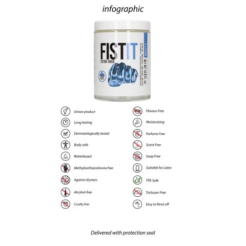 Shots Fist It Extra Thick żel poślizgowy na bazie wody 1000 ml