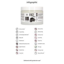 Shots Fist It Lubrykant wodny 500 ml - formuła imitująca naturalne nawilżenie