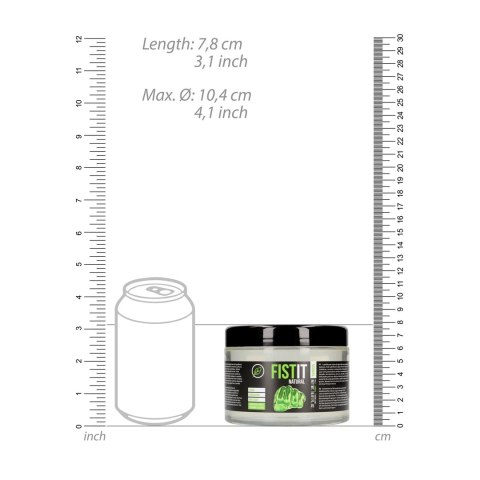 Shots Fist It Natural - Lubrykant wodny 500ml, wegański, bez zapachu