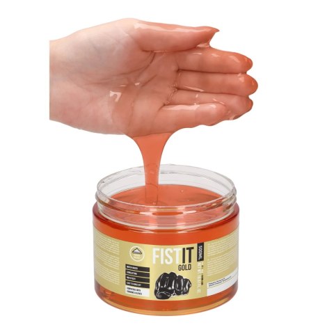 Shots Fist It Żel intymny na bazie wody, złoty, 500 ml