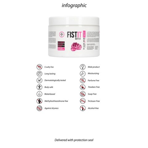 Shots Fist It żel nawilżający wodny 500 ml wydajna formuła