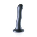 Ouch! Curvy G-Spot silikonowy model ultra miękki 17 cm metaliczny