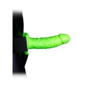 Ouch! Glow in the Dark uprząż z paskiem, świecąca, 18 cm, zielona
