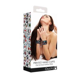 Ouch! Ankle Cuffs z Regulacją i Nadrukiem - Uniwersalny Rozmiar