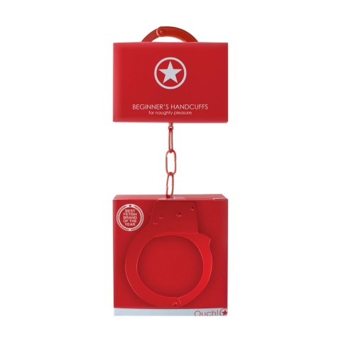 Ouch! Kajdanki metalowe z szybkim zwalnianiem dla początkujących