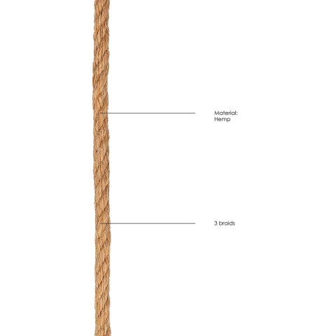 Ouch! Lina do Shibari 10 m - wytrzymały sznur bawełniany czarny