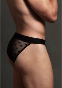 Allure Star L/XL - Przezroczyste slipy z motywem gwiazdy