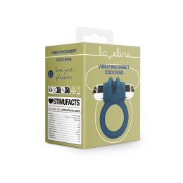 Loveline Baltic Blue - Wibrujący pierścień silikonowy, elastyczny