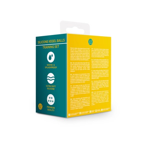 Loveline Carambola - Zestaw silikonowych kulek do ćwiczeń mięśni dna miednicy żołty