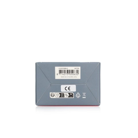 Loveline Sleeve Licorice Black - wibrująca maszyna intymna, czarna