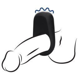 Loveline Wibrujący Pierścień Licorice Black - Elastyczny Silikonowy Model