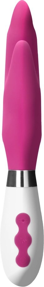 Luna by Shots Athos - wibrator silikonowy z zakrzywioną końcowką 22 cm