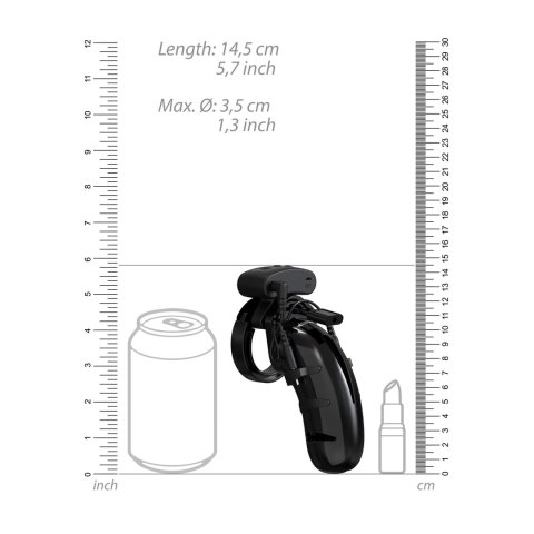 Man|Cage 22 System blokujący z elektrostymulacją 11,5 cm, regulowane pierścienie