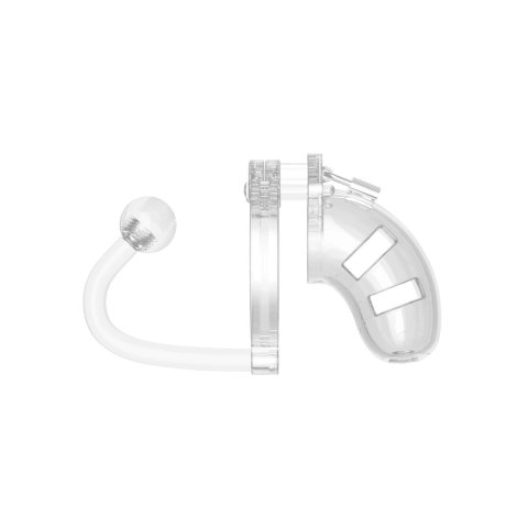 ManCage Chastity System z plugiem 9 cm, poliwęglan, regulacja rozmiaru