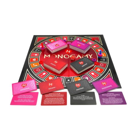 Monogamy Gra planszowa dla par po angielsku 400 kart 3 poziomy