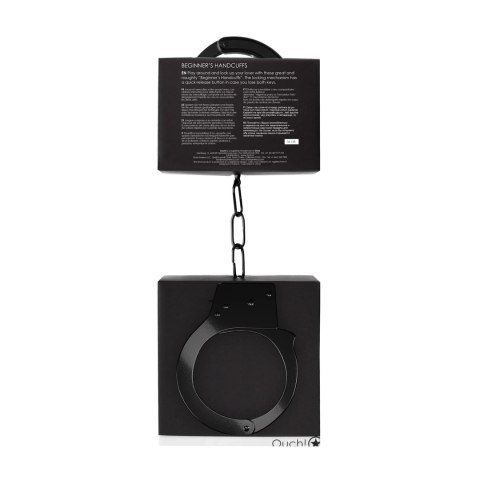 Ouch! Kajdanki metalowe dla początkujących z szybkim zwolnieniem