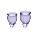 Satisfyer Feel Confident zestaw kubeczkow menstruacyjnych 15 ml + 20 ml