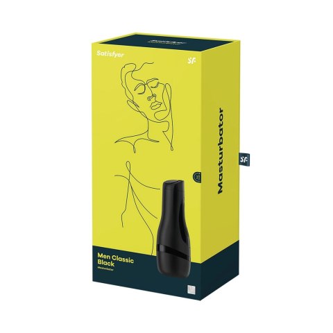Satisfyer Men Classic system intymny czarny, wymienny wkład