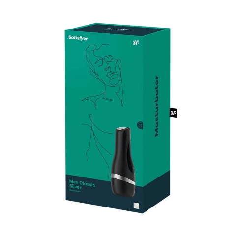 Satisfyer Men Classic - urządzenie intymne dla mężczyzn, czarne