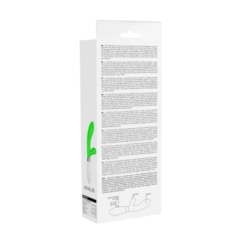 Shots Luminous Achilles - wibrujący stymulator punktu G i łechtaczki, fioletowy