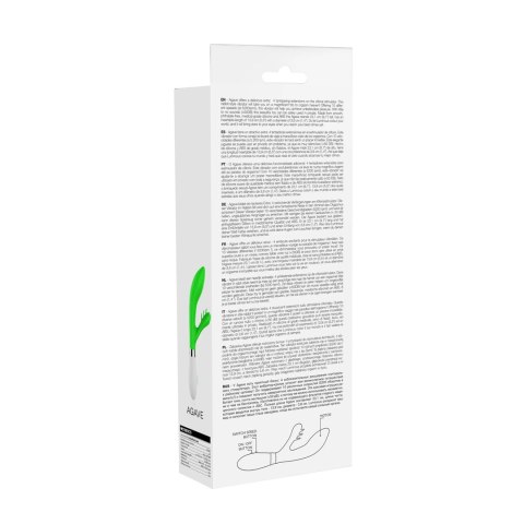 Shots Luminous Agave - wibrujący model z 4 końcowkami, silikon medyczny