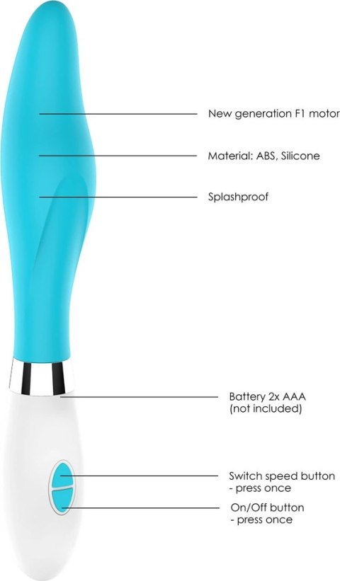 Shots Luminous Athamas - model intensywny, silikonowy, 10 trybow, fioletowy