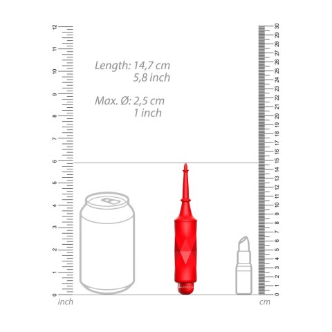 Shots Luminous Circe - kompaktowy stymulator punktowy, 10 trybow, fioletowy