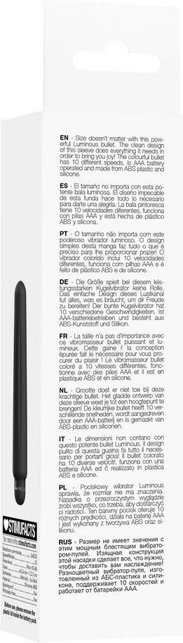 Shots Luminous Delia - Klasyczny wibrator silikonowy 10 trybow fioletowy