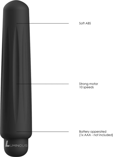 Shots Luminous Delia - Klasyczny wibrator silikonowy 10 trybow fioletowy