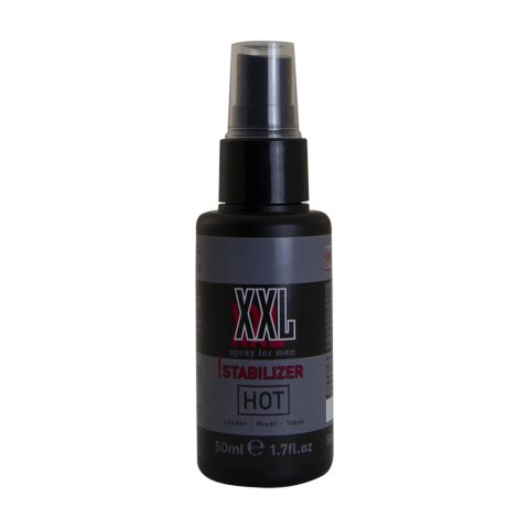 HOT XXL Spray Stabilizer dla mężczyzn z Ginkgo, Ginseng i Aloe Vera 50ml