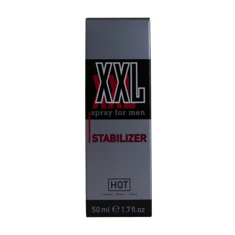 HOT XXL Spray Stabilizer dla mężczyzn z Ginkgo, Ginseng i Aloe Vera 50ml