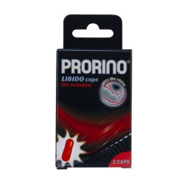 HOT PRORINO LIBIDO CAPS dla kobiet - 2 kapsułki, wsparcie energii
