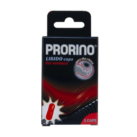 HOT PRORINO LIBIDO CAPS dla kobiet - 2 kapsułki, wsparcie energii