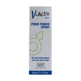 HOT V-Activ Men Power Spray dla mężczyzn z ekstraktem z miłorzębu 50 ml