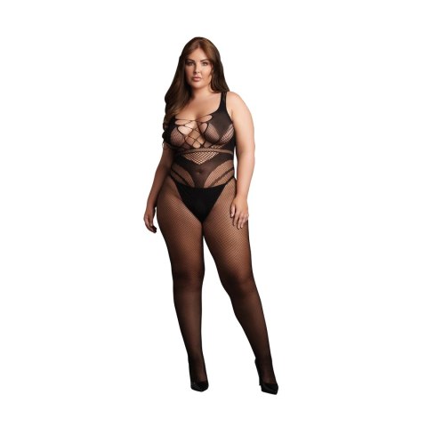 Le Desir Bodystocking Plus Size model z podkreślającymi liniami XL-4XL