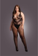 Le Desir Bodystocking Plus Size model z podkreślającymi liniami XL-4XL