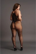 Le Desir Bodystocking Plus Size otwarte boki siateczka XXL-5XL