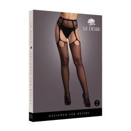 Le Desir Majtki z pończochami kabaretka XS-XL czarne koronka