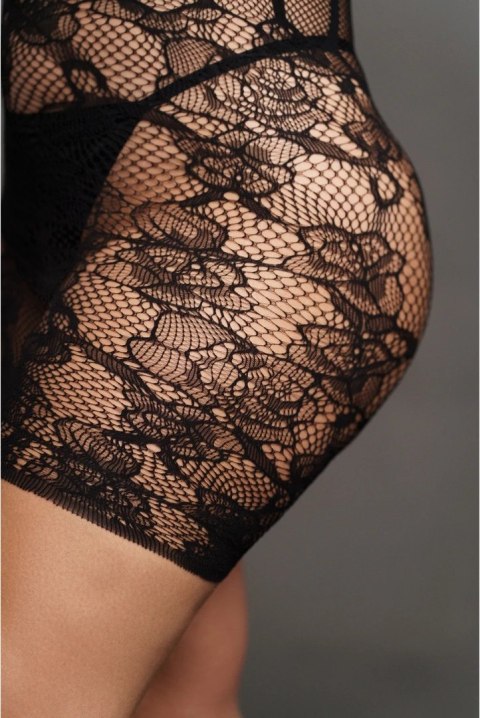 Le Desir Sukienka Halterneck Plus Size z Gorsetem i Koronką XL-4XL