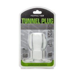Perfect Fit Brand Tunnel Plug XL przezroczysty - anatomiczny korek otwarty