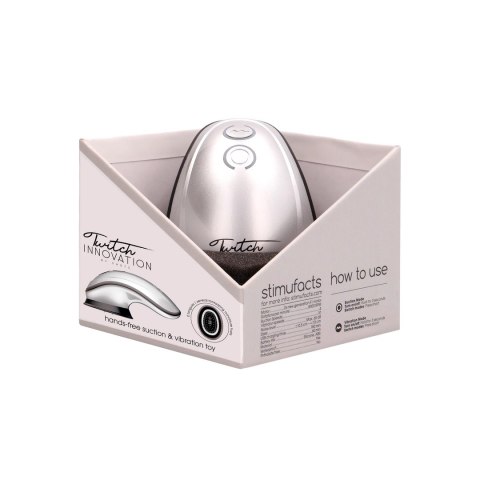 Shots Innovation Wibrator ssący bezdotykowy, 2 silniki, kompaktowy