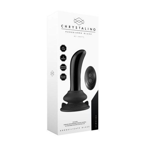 Chrystalino by Shots Szklany model intymny G-Spot z pilotem 10 trybow