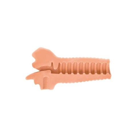 Curve Toys Courtney - Wibrujący model ust z językiem, kompaktowy