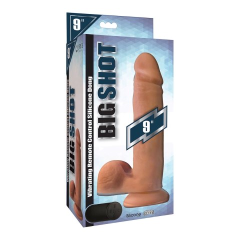 Curve Toys Silikonowy Model Wibracyjny z Pilotem 23 cm - Zdalne Sterowanie