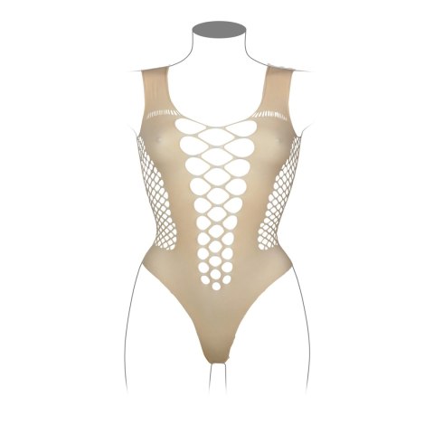 Le Desir Body Queen Size z głębokim dekoltem V czarny XL-4XL