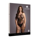 Le Desir Bodystocking Plus Size otwarte boki siateczka XXL-5XL