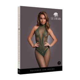 Le Desir Bodystocking kabaretkowy XS-XL koronkowy wzor, halter